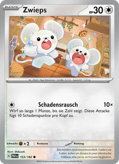 Karte Zwieps aus Paradoxrift, Nummer 153/182