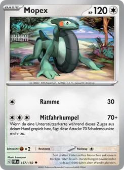 Karte Mopex aus Paradoxrift, Nummer 157/182