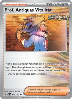 Karte Prof. Antiquas Vitalität aus Paradoxrift, Nummer 170/182