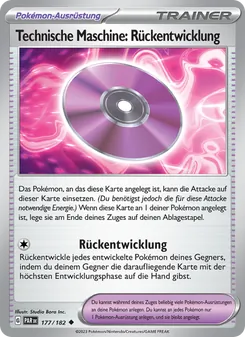 Karte Technische Maschine: Rückentwicklung aus Paradoxrift, Nummer 177/182