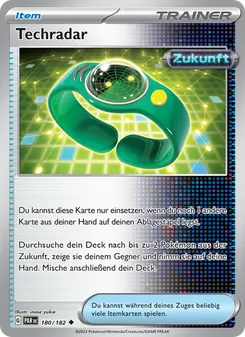 Karte Techradar aus Paradoxrift, Nummer 180/182