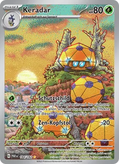 Karte Keradar aus Paradoxrift, Nummer 184/182