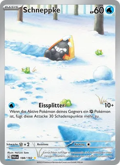 Karte Schneppke aus Paradoxrift, Nummer 188/182