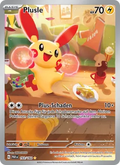 Karte Plusle aus Paradoxrift, Nummer 193/182