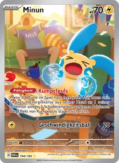 Karte Minun aus Paradoxrift, Nummer 194/182