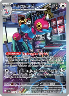 Karte Porygon-Z aus Paradoxrift, Nummer 214/182
