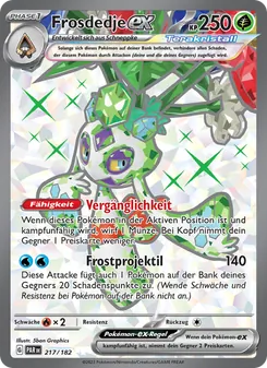 Karte Frosdedje-ex aus Paradoxrift, Nummer 217/182