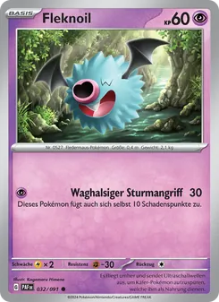 Karte Fleknoil aus Paldeas Schicksale, Nummer 032/91