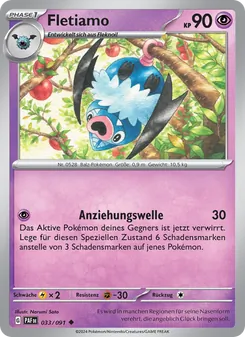 Karte Fletiamo aus Paldeas Schicksale, Nummer 033/91