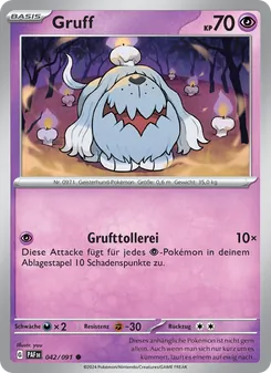 Karte Gruff aus Paldeas Schicksale, Nummer 042/91