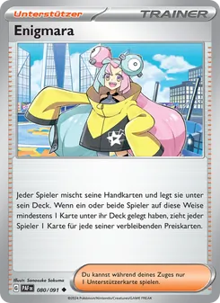 Karte Enigmara aus Paldeas Schicksale, Nummer 080/91