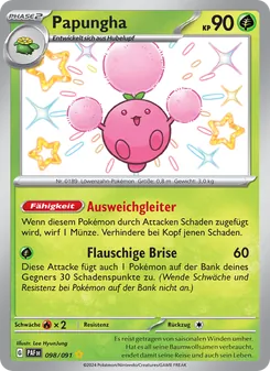 Karte Papungha aus Paldeas Schicksale, Nummer 098/91