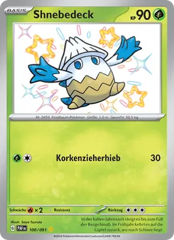 Karte Shnebedeck aus Paldeas Schicksale, Nummer 100/91
