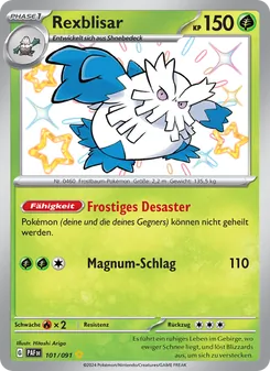 Karte Rexblisar aus Paldeas Schicksale, Nummer 101/91