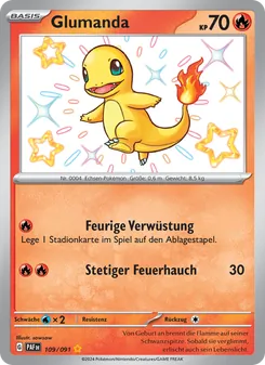 Karte Glumanda aus Paldeas Schicksale, Nummer 109/91