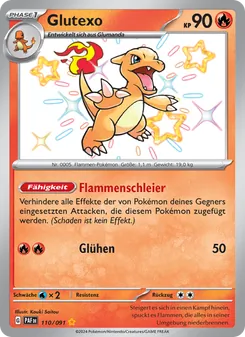 Karte Glutexo aus Paldeas Schicksale, Nummer 110/91