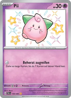 Karte Pii aus Paldeas Schicksale, Nummer 150/91