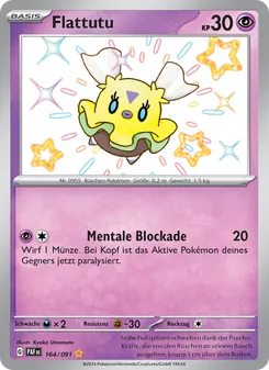Karte Flattutu aus Paldeas Schicksale, Nummer 164/91