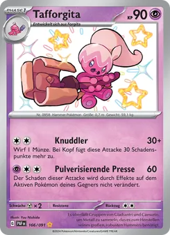 Karte Tafforgita aus Paldeas Schicksale, Nummer 166/91