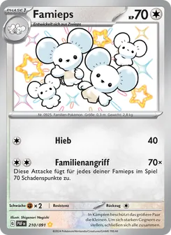 Karte Famieps aus Paldeas Schicksale, Nummer 210/91