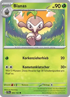 Karte Blanas aus Gewalten der Zeit, Nummer 004/162