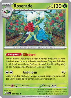 Karte Roserade aus Gewalten der Zeit, Nummer 009/162