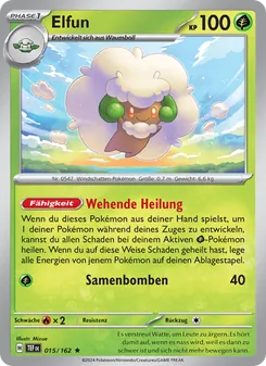 Karte Elfun aus Gewalten der Zeit, Nummer 015/162