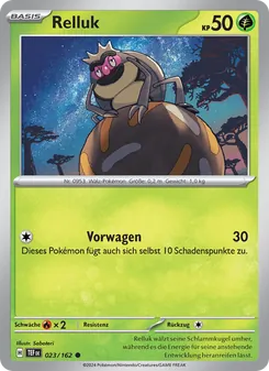 Karte Relluk aus Gewalten der Zeit, Nummer 023/162