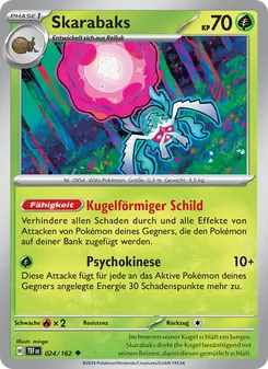 Karte Skarabaks aus Gewalten der Zeit, Nummer 024/162