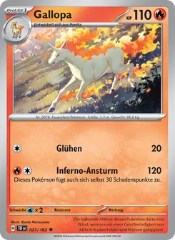 Karte Gallopa aus Gewalten der Zeit, Nummer 027/162