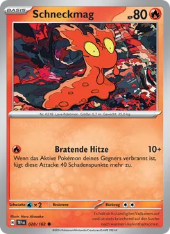 Karte Schneckmag aus Gewalten der Zeit, Nummer 028/162