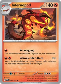 Karte Infernopod aus Gewalten der Zeit, Nummer 037/162