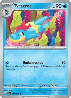 Karte Tyracroc aus Gewalten der Zeit, Nummer 040/162