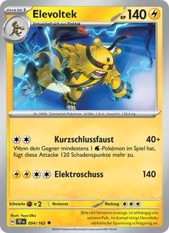 Karte Elevoltek aus Gewalten der Zeit, Nummer 054/162