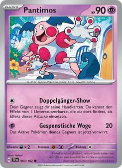 Karte Pantimos aus Gewalten der Zeit, Nummer 063/162