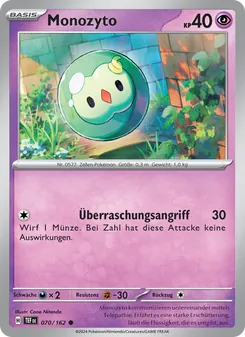 Karte Monozyto aus Gewalten der Zeit, Nummer 070/162