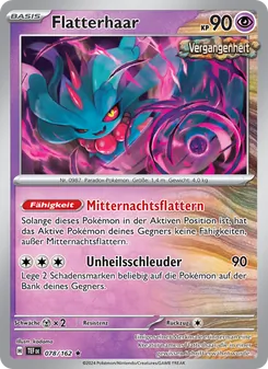 Karte Flatterhaar aus Gewalten der Zeit, Nummer 078/162