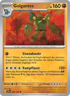Karte Golgantes aus Gewalten der Zeit, Nummer 088/162