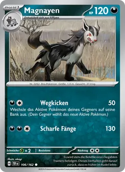 Karte Magnayen aus Gewalten der Zeit, Nummer 106/162