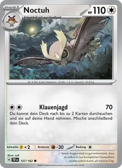 Karte Noctuh aus Gewalten der Zeit, Nummer 127/162