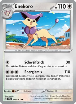 Karte Enekoro aus Gewalten der Zeit, Nummer 131/162