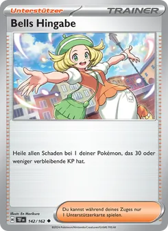 Karte Bells Hingabe aus Gewalten der Zeit, Nummer 142/162