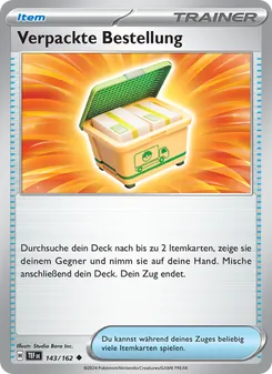 Karte Verpackte Bestellung aus Gewalten der Zeit, Nummer 143/162