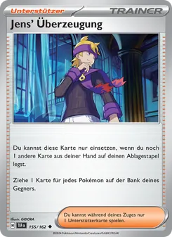 Karte Jens' Überzeugung aus Gewalten der Zeit, Nummer 155/162