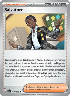 Karte Salvatore aus Gewalten der Zeit, Nummer 160/162