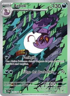 Karte Arbok aus Gewalten der Zeit, Nummer 176/162