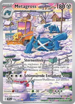 Karte Metagross aus Gewalten der Zeit, Nummer 178/162