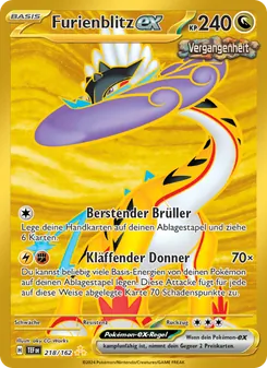 Karte Furienblitz-ex aus Gewalten der Zeit, Nummer 218/162