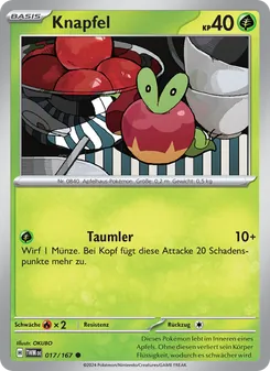 Karte Knapfel aus Maskerade im Zwielicht, Nummer 017/167