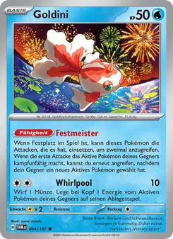 Karte Goldini aus Maskerade im Zwielicht, Nummer 044/167